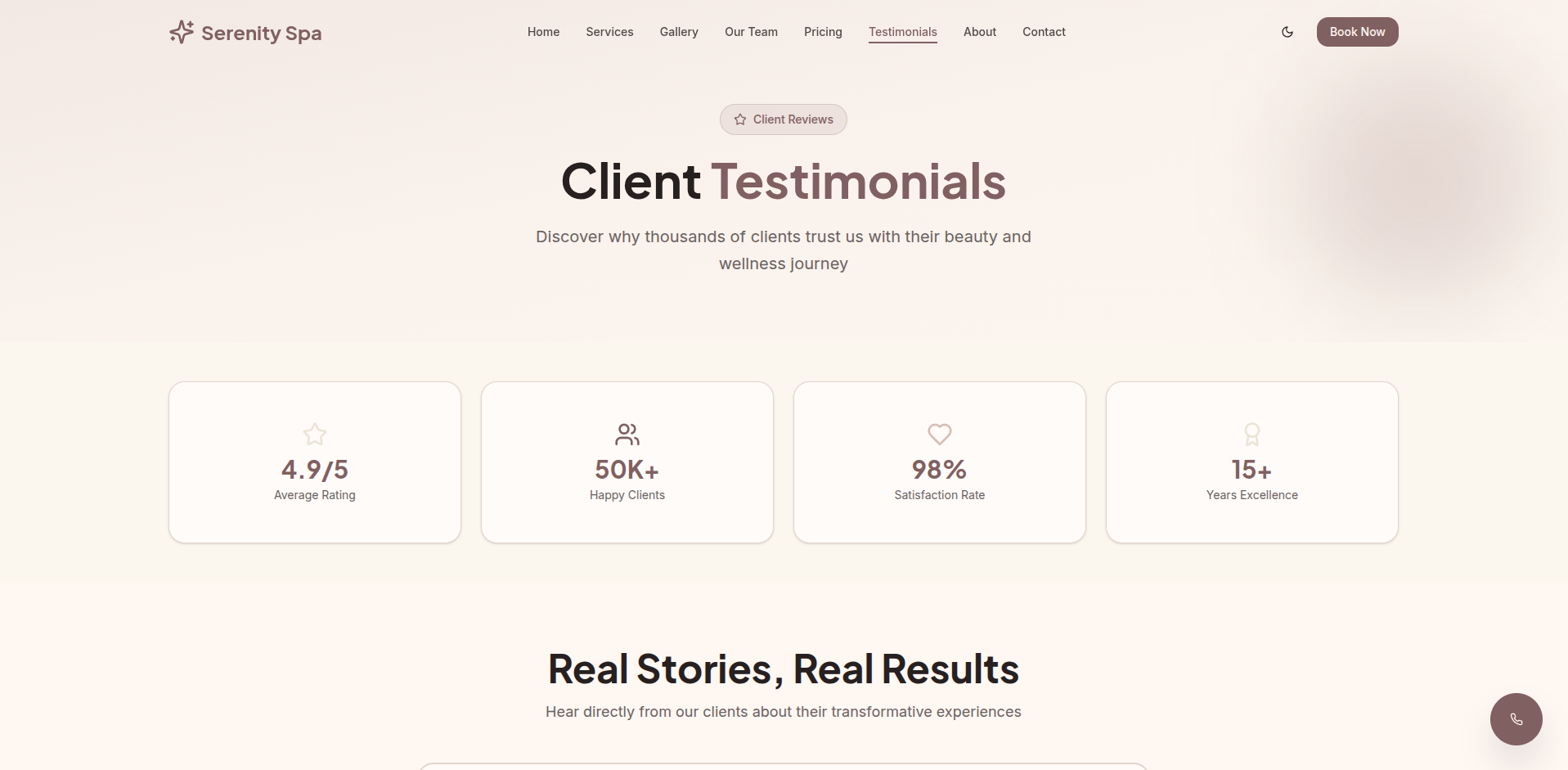 BeautySpa Wellness Website - Image 3
