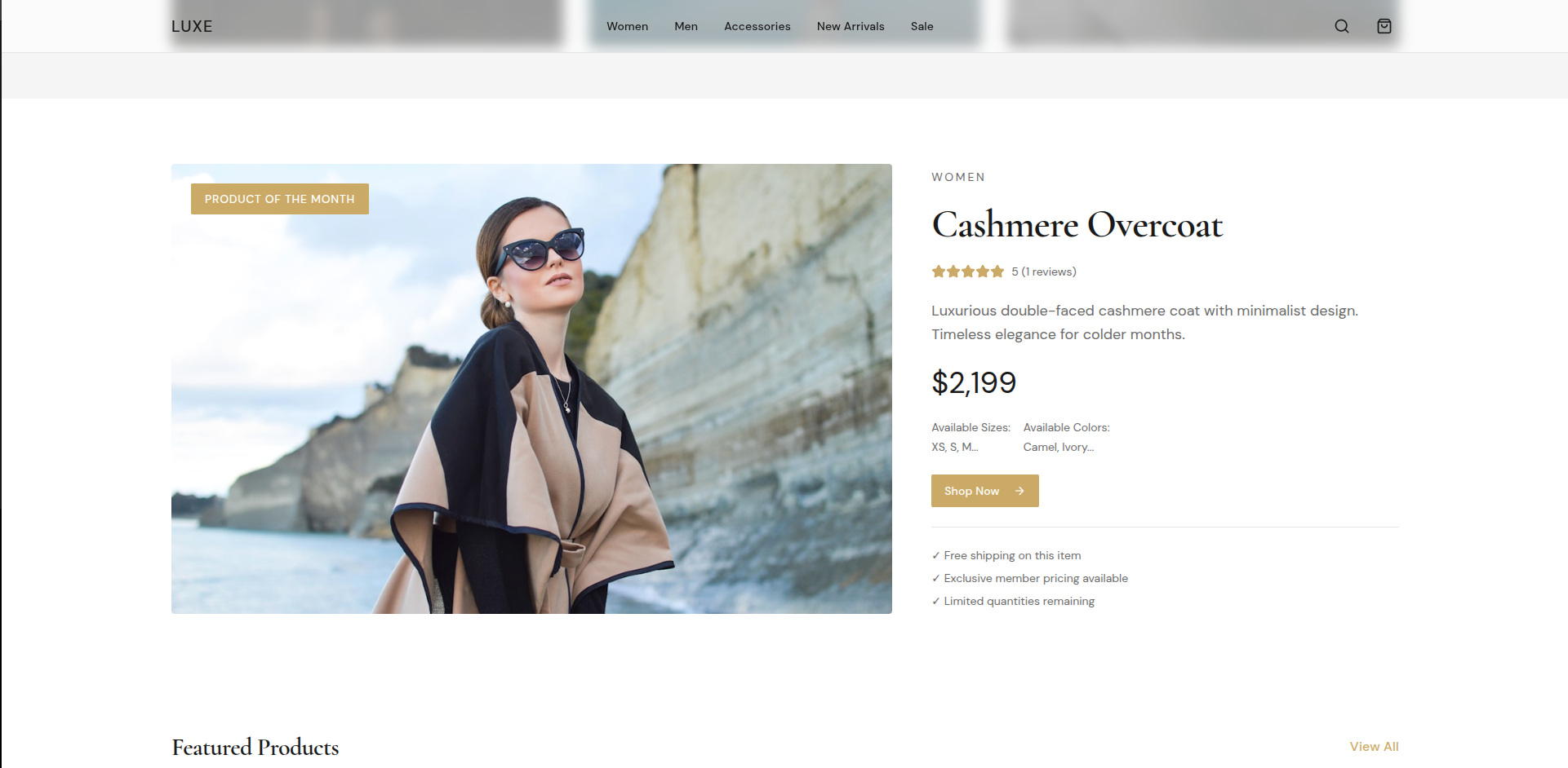 LUXE Fashion E-commerce Platform - Image 4