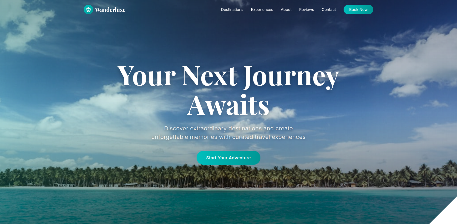 Wanderlux Luxury Travel Website - Image 1
